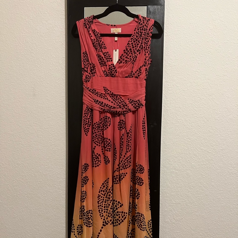 Anthropologie Sunset Ombré Maxi Dress Verb